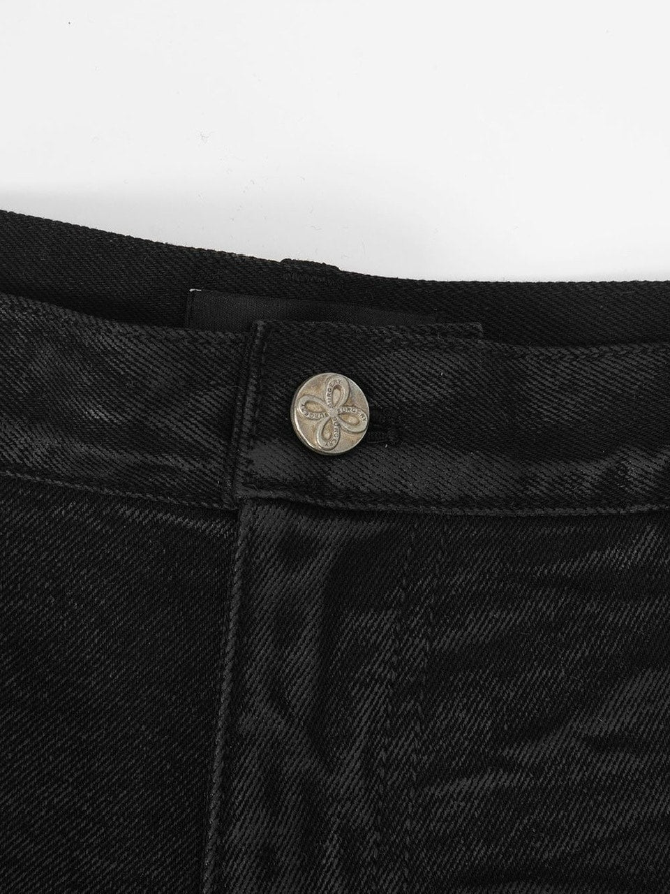 【SURGERY】surgery bone cutting wide burnished pants / 【サージェリー】サージェリー ボーン カッティング デニム ワイド パンツ