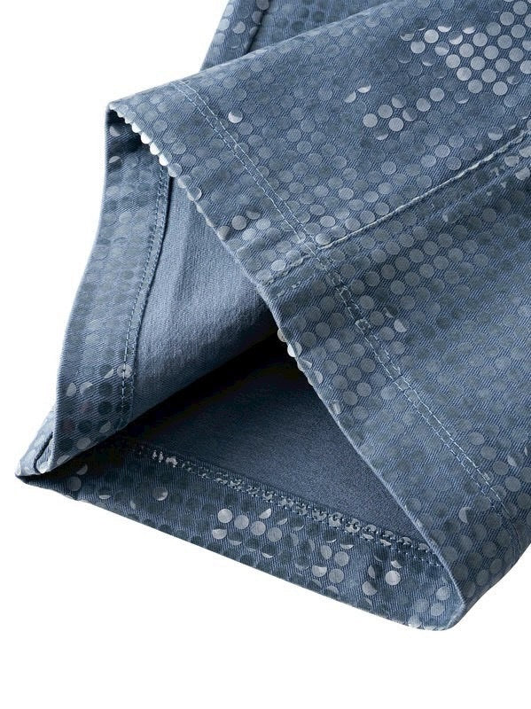 【The Boy Has No Patience】Transparent Pressed French Work Pants / 【ザボーイハズノーペーシェンス】ベルトストリングデニムパンツ