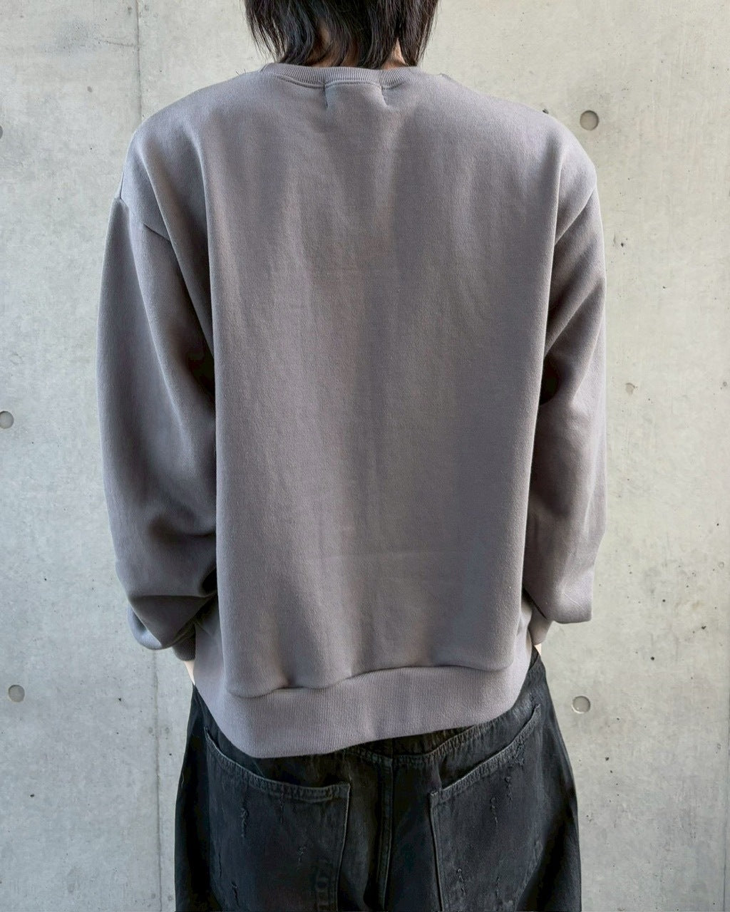 受注制【nmtc +】face sweat shirts / 【エヌエムティーシープラス】フェイススウェットシャツ (2color)