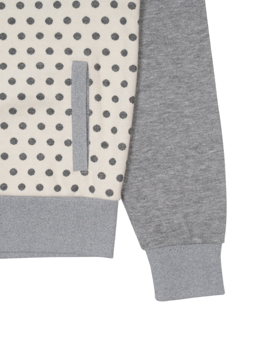 【THECOLDESTMOMENT】TCM dot raglan zip-up