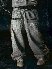 【Cozy world Wide】"25 LEOPARD" ROYAL PANTS / 【コージーワールドワイド】レオパードラインスウェットパンツ