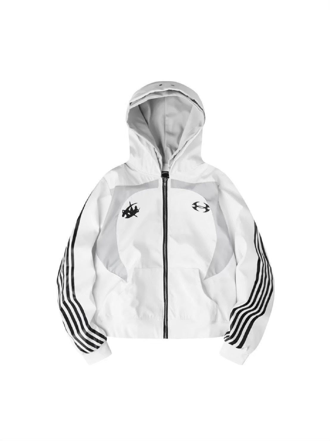 【Cozy world Wide】"BBY TECHBOI" 3 LAYER NYLON TRACKSUIT JACKET / 【コージーワールドワイド】ラインナイロントラックジャケット