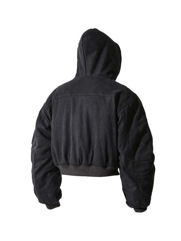 【roaringrad】WASHED HOOD BOMBER