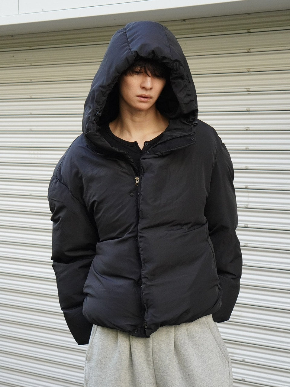 東京店WEB限定受注制【Chikashitsu +】puffer padding jacket / 【チカシツプラス】パファーパディングジャケット (2color)