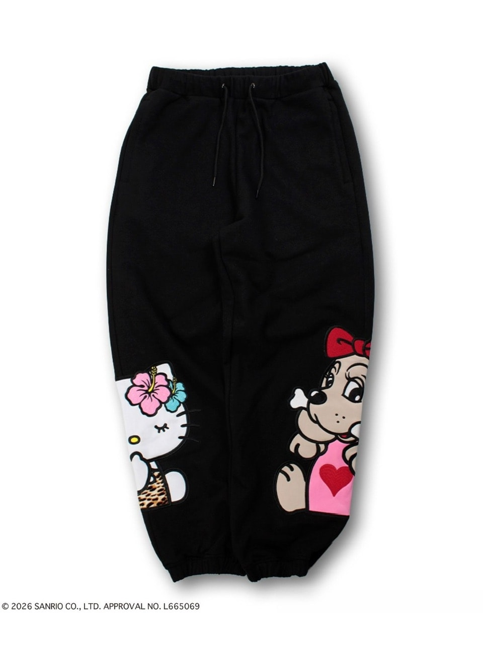 【GALFY×KITTY】仲子スウェパン / 【ガルフィー×キティー】キティスウェットパンツ