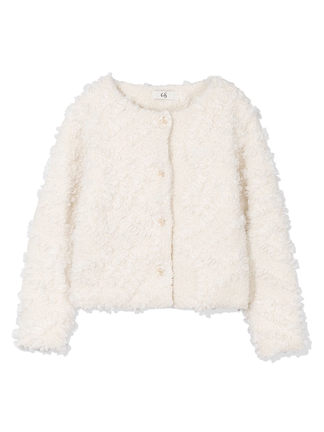12/21 20:00 発売【Uglyshadow】RUFFLED FUR JACKET