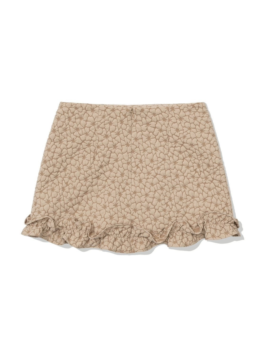 12/21 20:00 発売【Uglyshadow】FLOWER RUFFLE MINI SKIRT