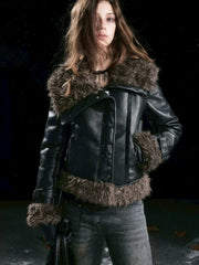 【Cest Nous】Faux Fur-Lined Coat / 【セヌー】ファーラインコーティングジャケット