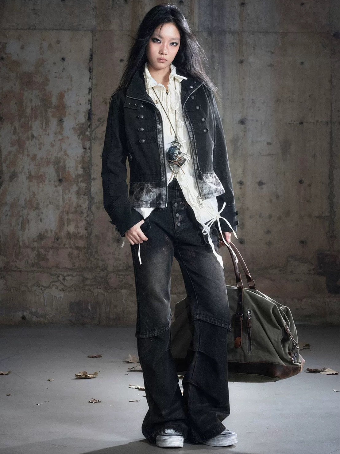 【Cest Nous】Apricot Ruffle Blouse / 【セヌー】アプリコットフリルシャツ