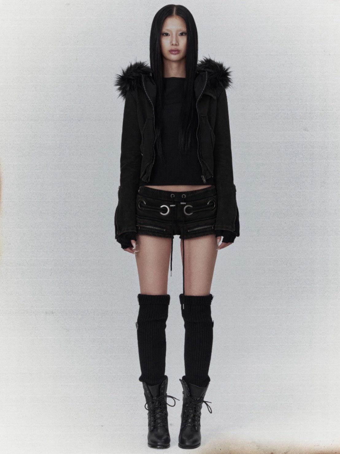【bonienkiye】Eyelet Short Pants