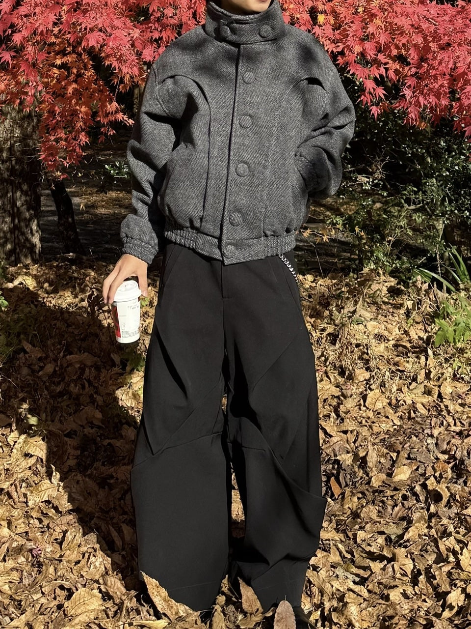 国際配送【RENOL】stand collar jacket