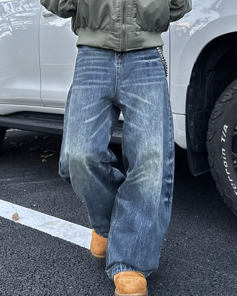 国際配送【RENOL】baggy denim pants