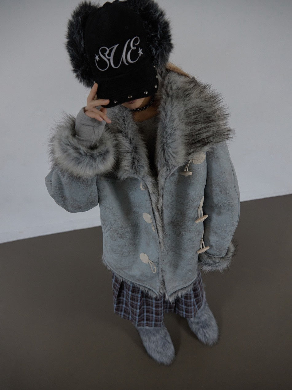 【SETUP‐EXE】CORDUROY FUR EARFLAP CAP / 【セットアップエグゼ】コーデュロイファーイヤーラップキャップ