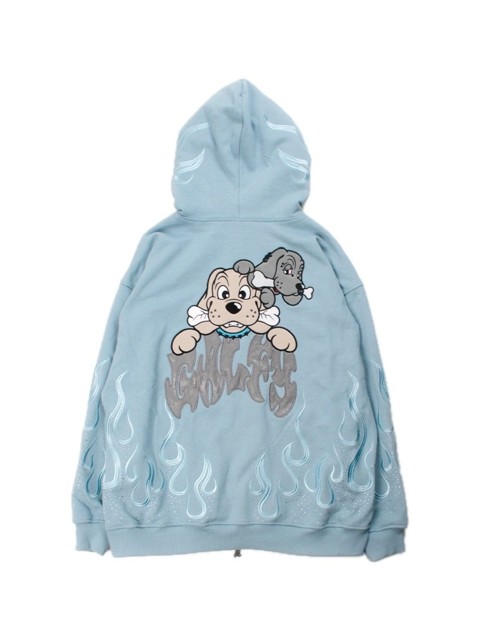 【GALFY】ファイヤーピカピカZIPパーカー / 【ガルフィー】ファイヤーピカピカZIPパーカー