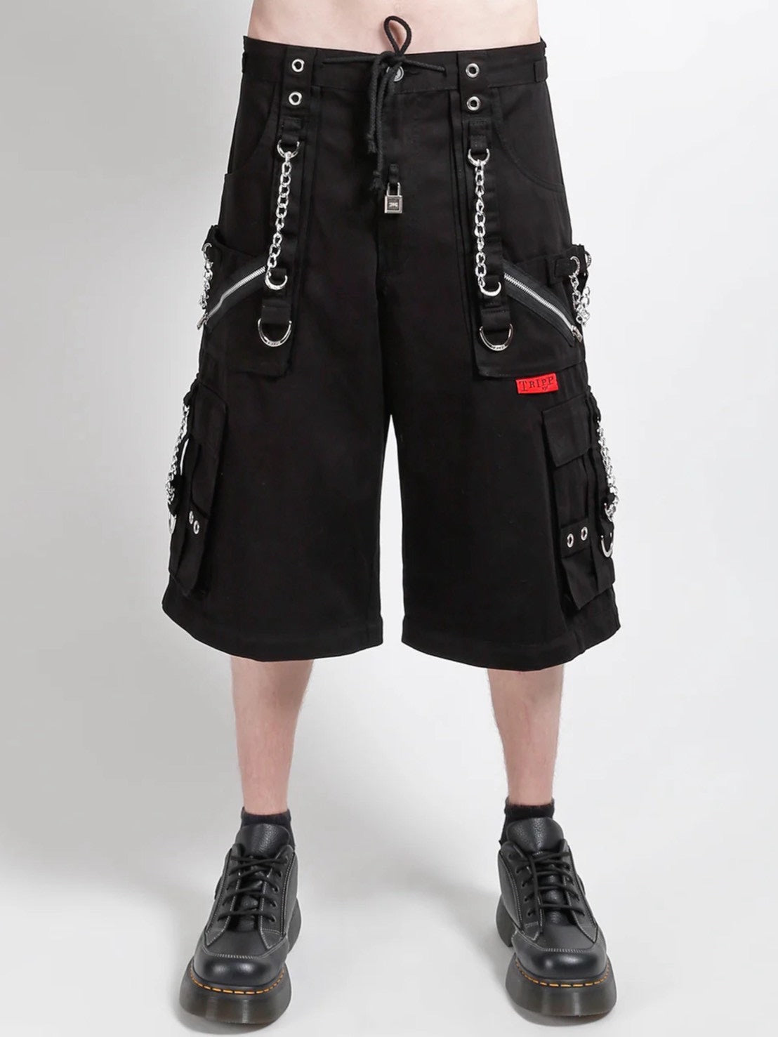 【TRIPP nyc】FUR-TASTIC SUPER PANT[AF7176M] / 【トリップ ニューヨーク 】ボンテージストラップファーワイドパンツ