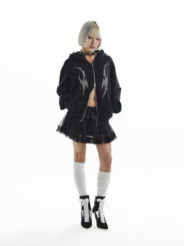 【KAIYA】fluffy tutu skirt