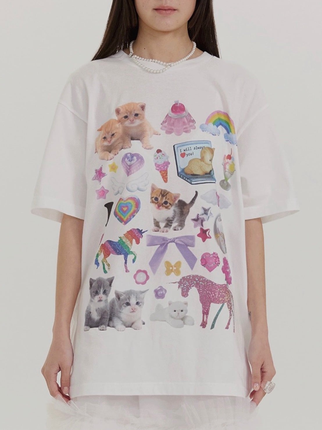 身長まだ【HURJABOYACC】PET T-SHIRTS S4