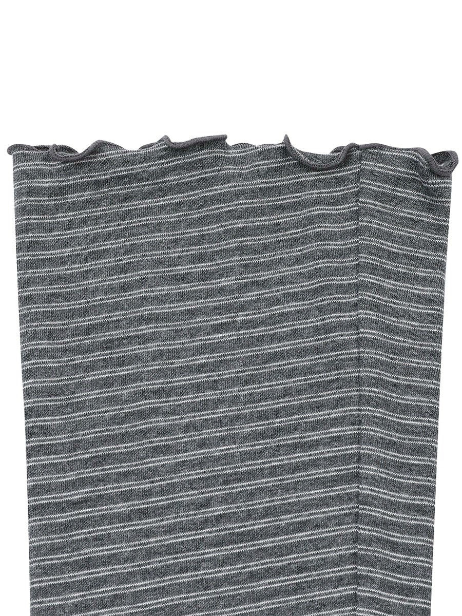 【Miseki seoul】 Striped layered button leg warmer