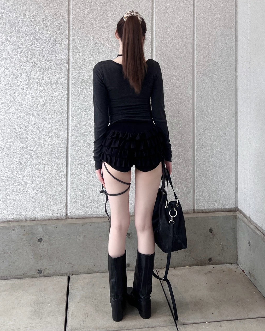 受注制【nmtc+】Asymmetry Layered Top (2color)