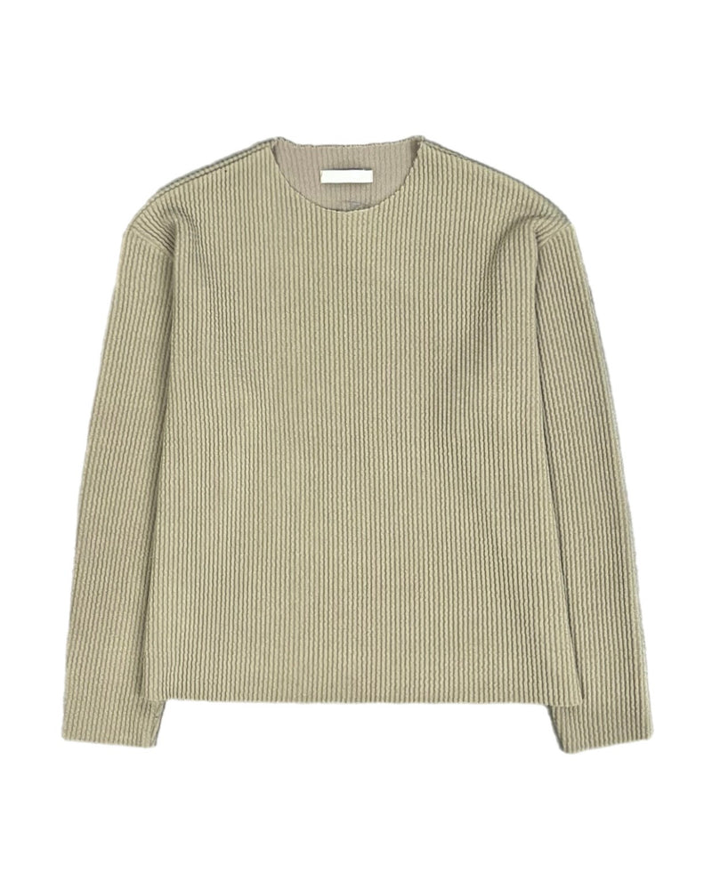 受注制【Chikashitsu +】cutting cropped tee (3color)