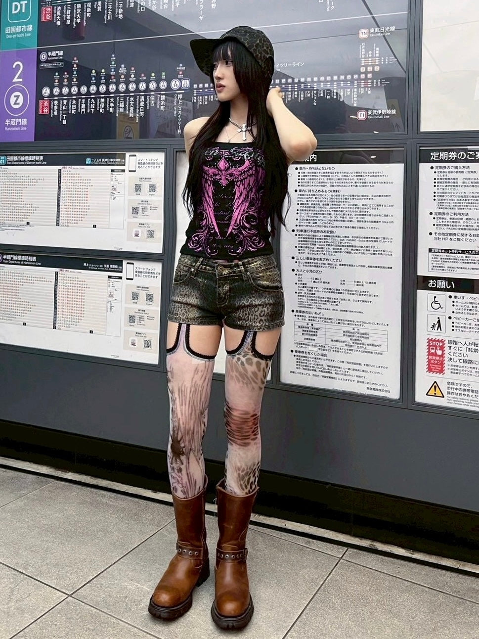 7/11 20:00発売 国際配送【BABY09】Gothic layered camisole (3color)
