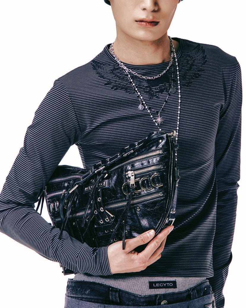 【LECYTO】Radiance Stripe T-Shirt
