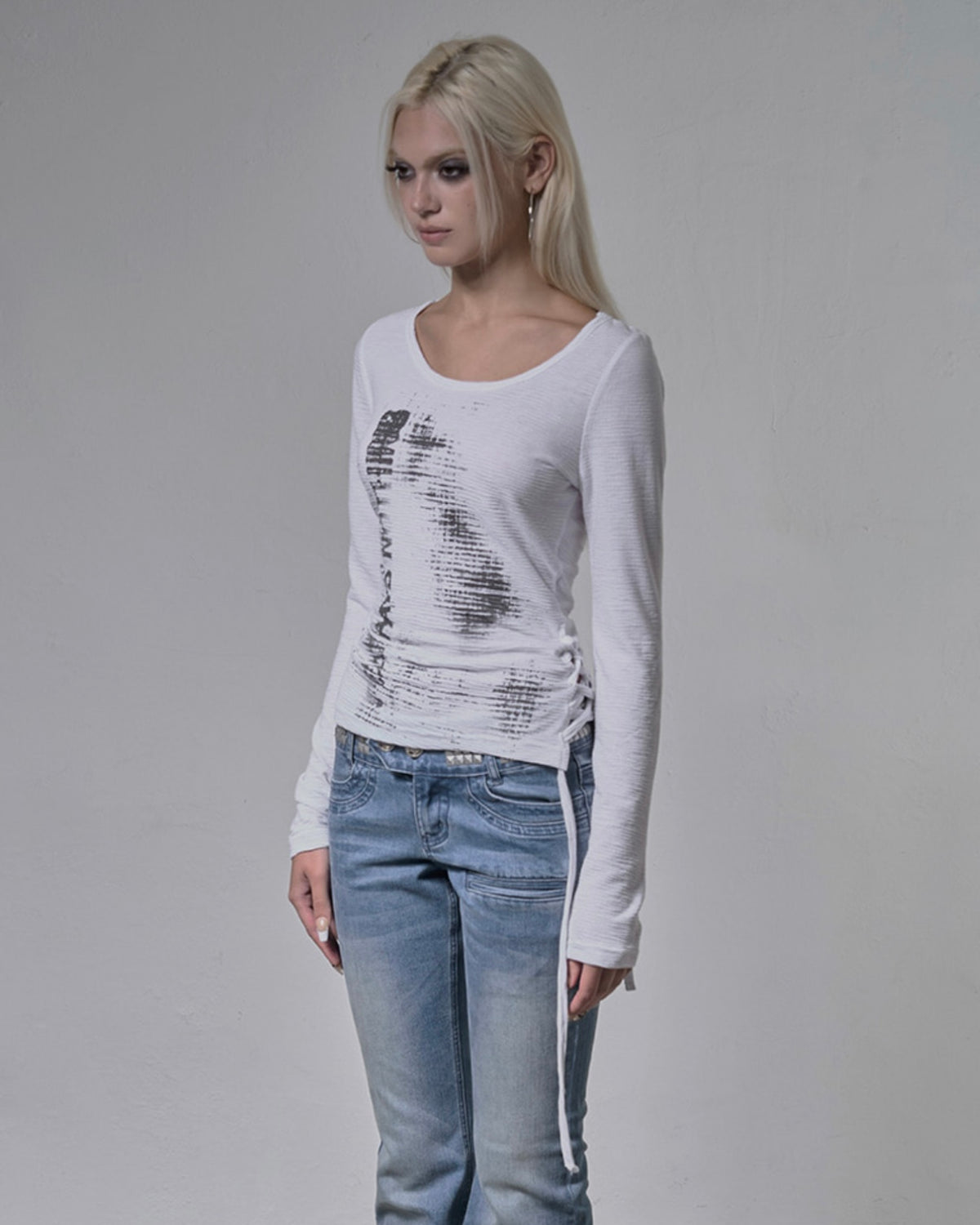【FANCY CLUB】SIDE CORSET LONG SLEEVE