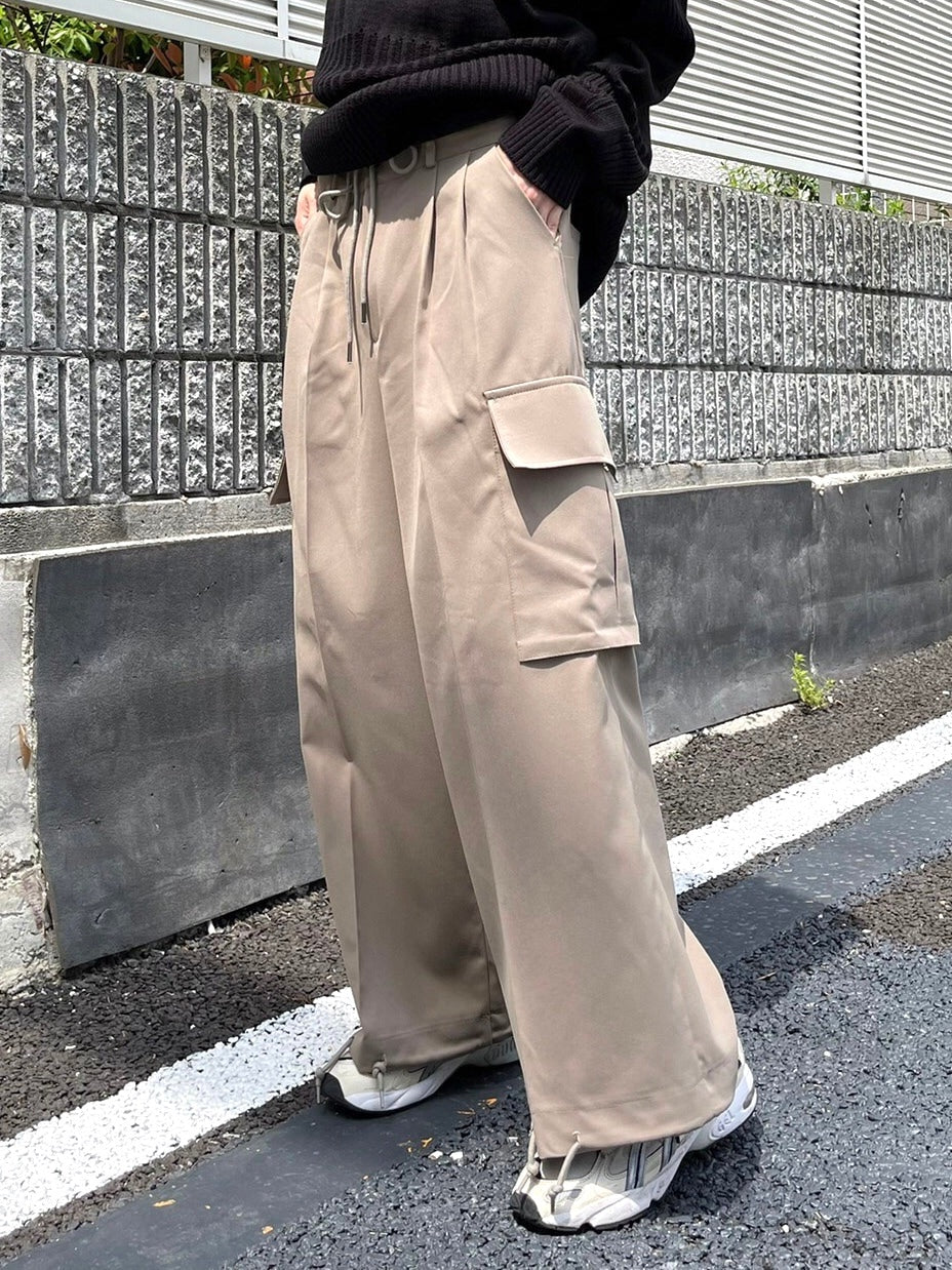 受注制【Chikashitsu +】cargo slacks pants (3color)