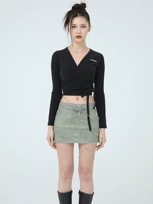 【ugly shadow】TERRY RAB CROP TOP