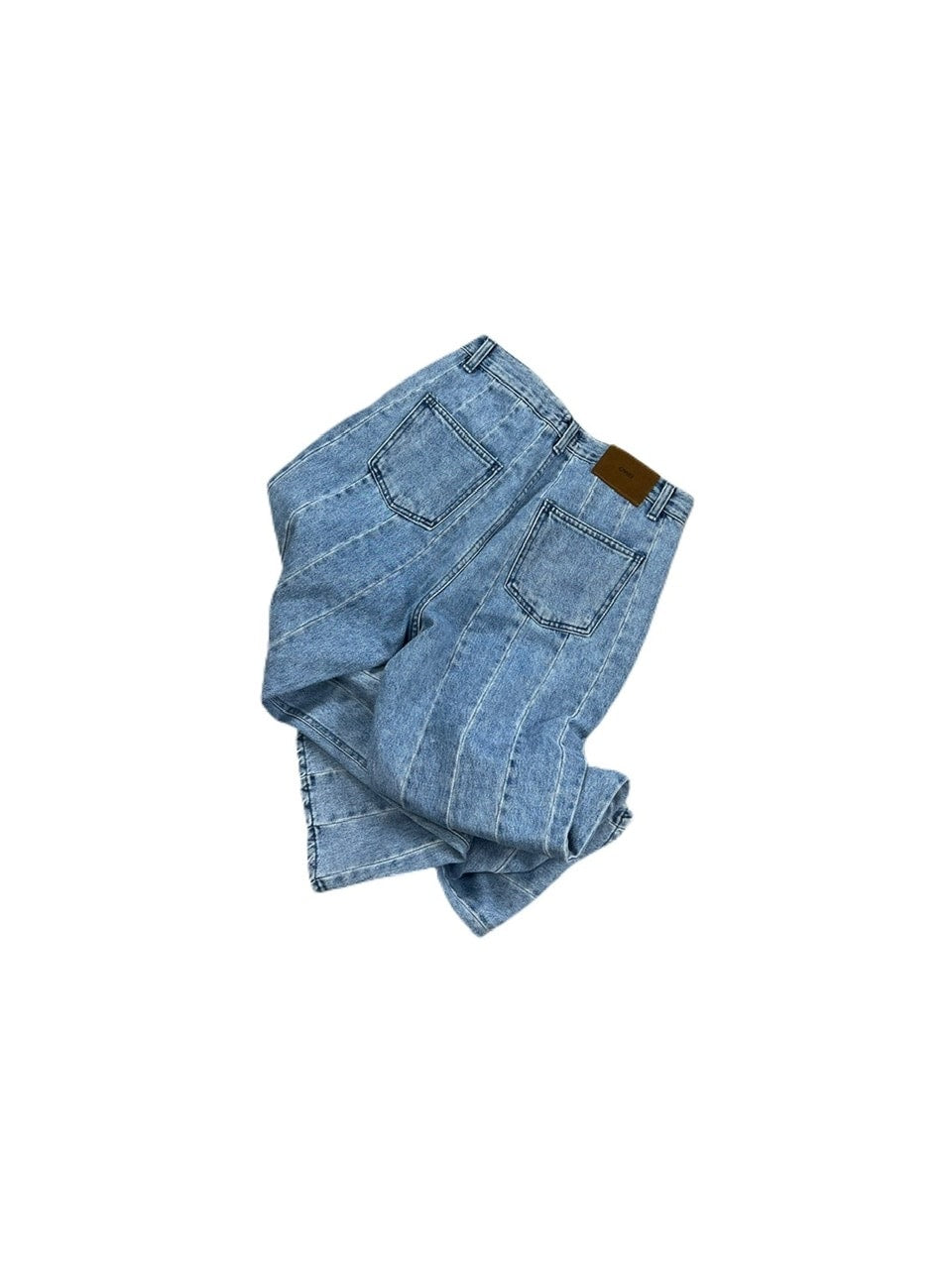 受注制【Chikashitsu +】stitch design denim pants (2color)