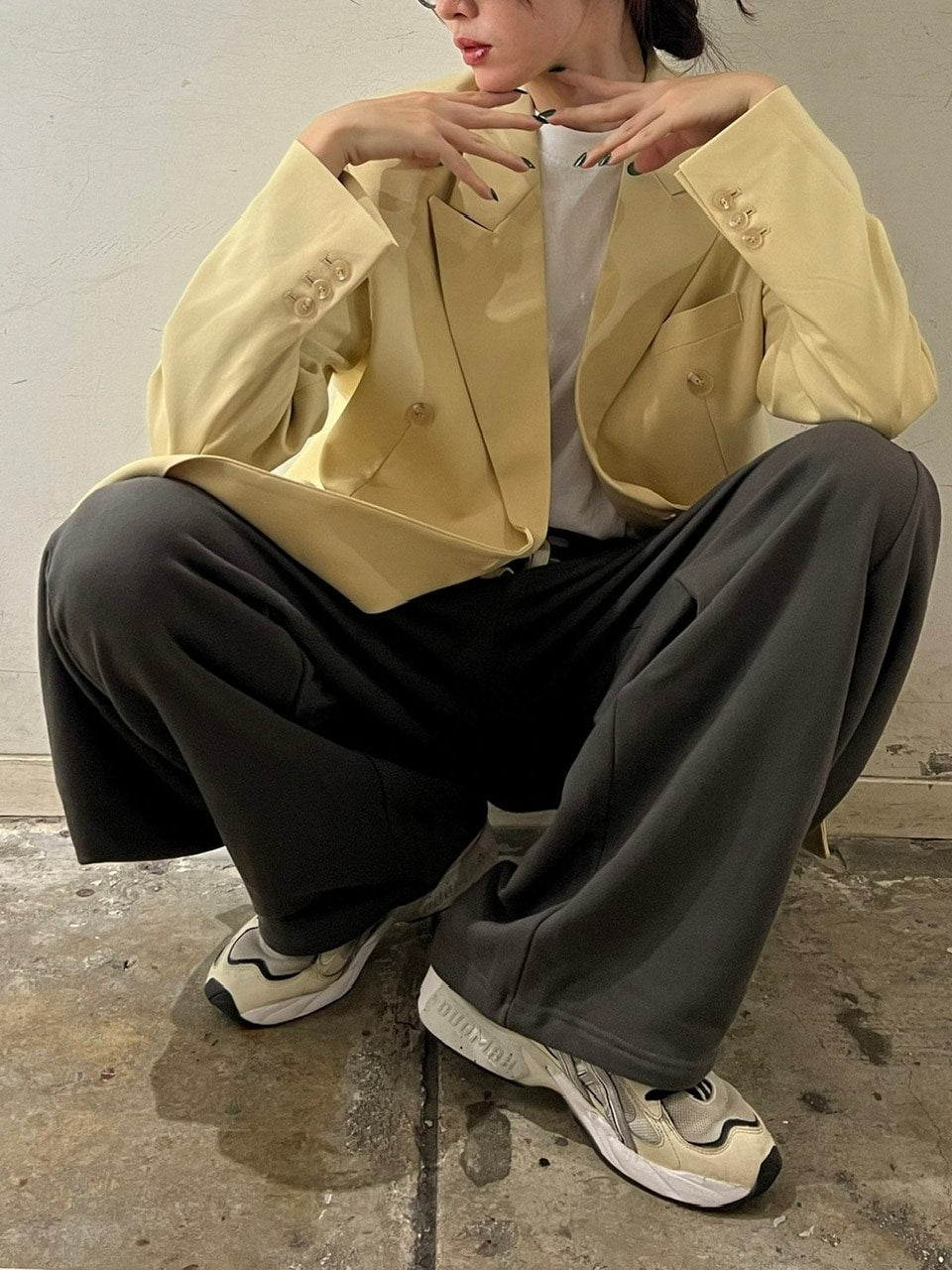 【Chikashitsu +】double jacket (3color)