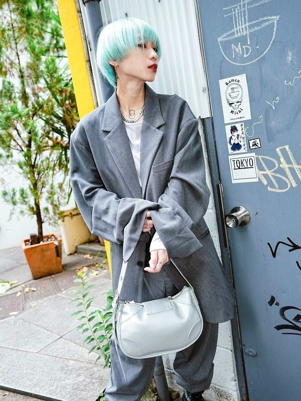 受注制【Never mind the XU】oversized jacket (2color)