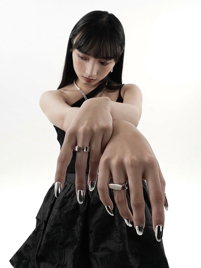 【LURS】LURS Big head and small tail ring