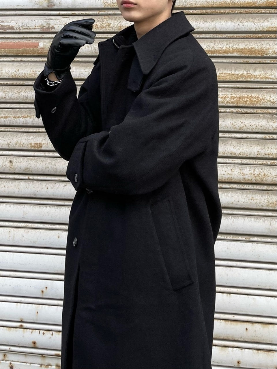 受注制【Chikashitsu +】high neck coat (3color)