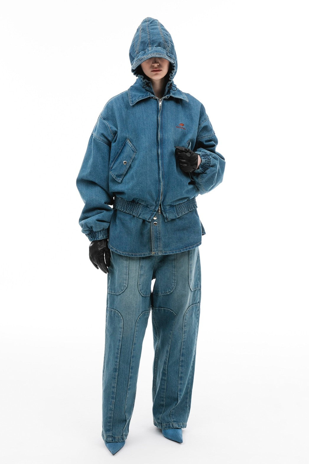 【ANOTHERYOUTH】panel jeans