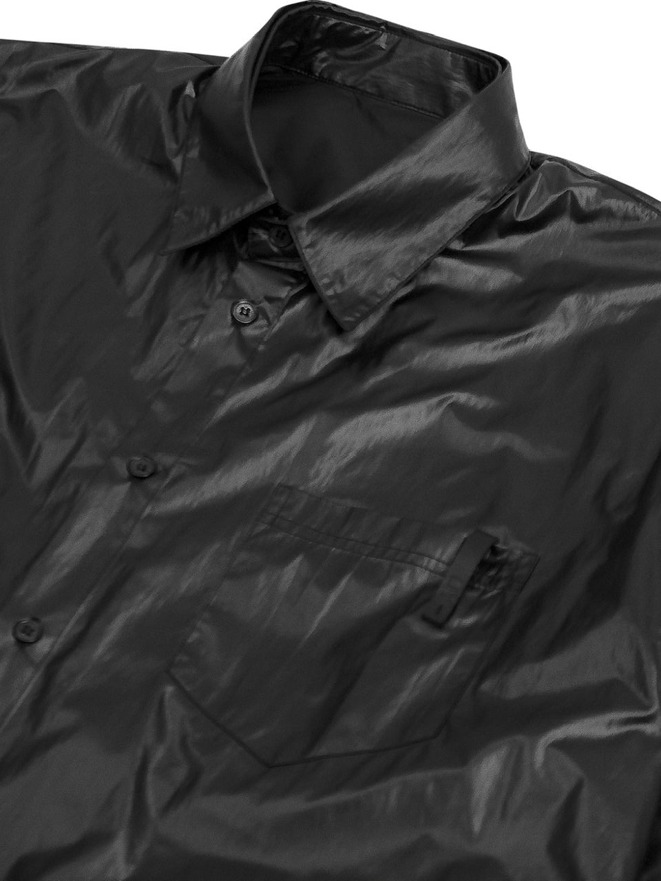 【OY】LAYERED PANEL LOGO SHIRTS