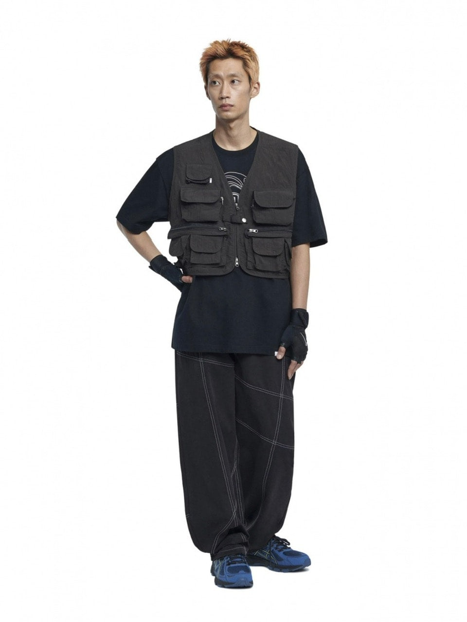 【NOMANUAL】NYLON UTILITY VEST