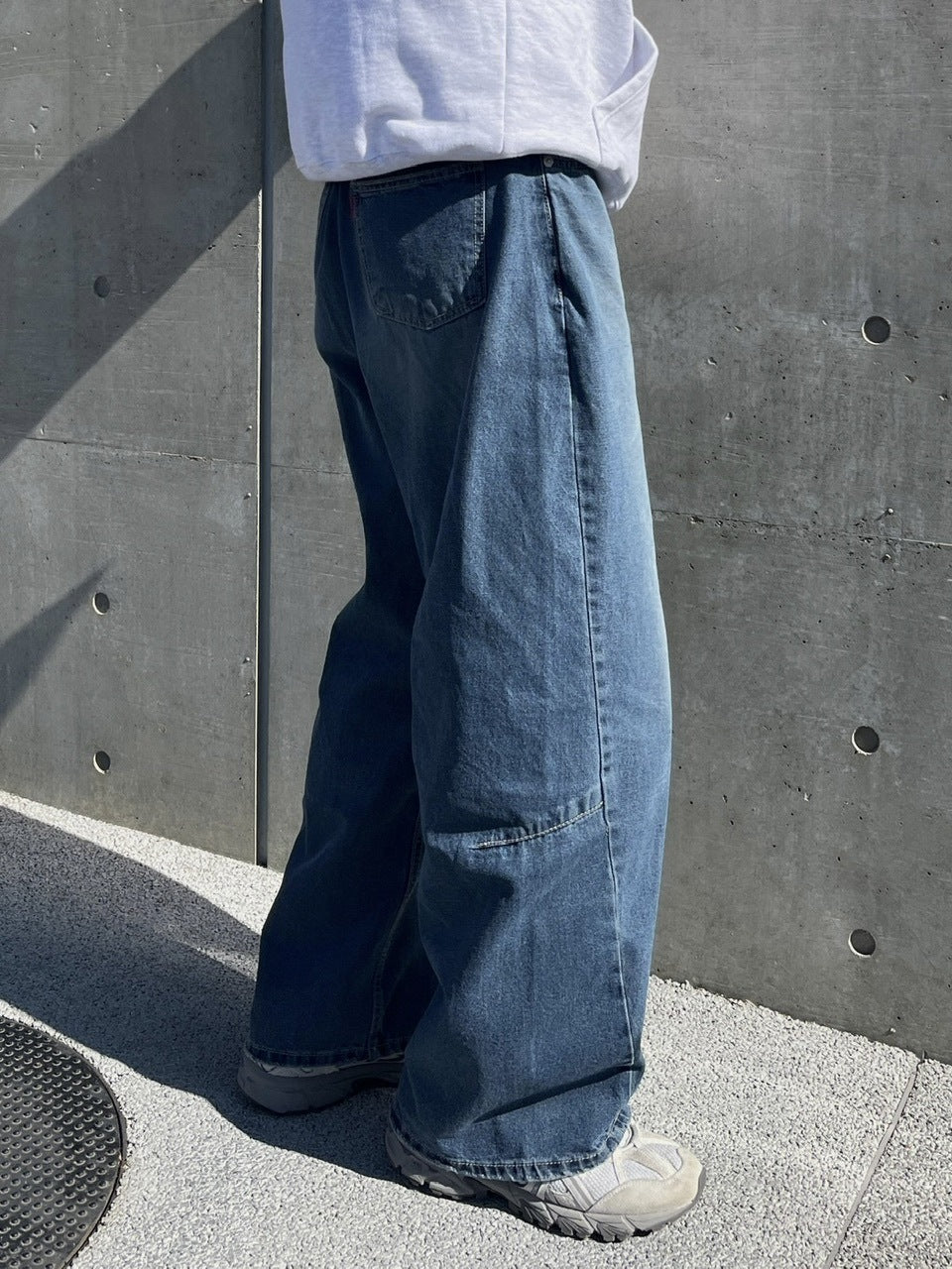 受注制【youll】denim wide pants (2color)