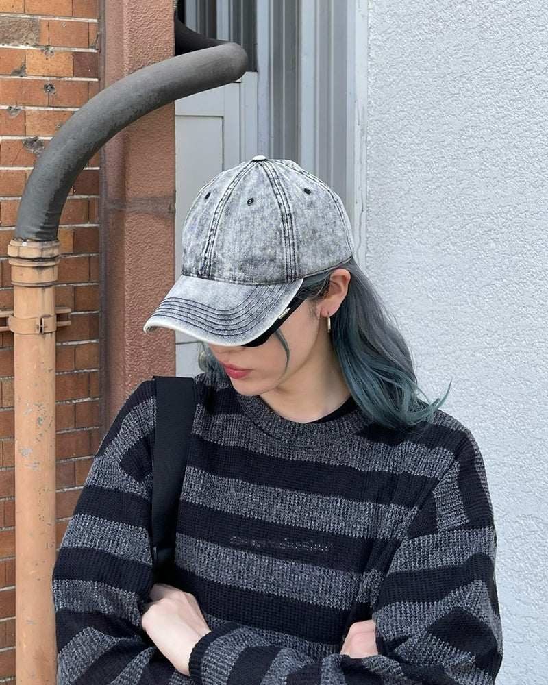 受注制【Chikashitsu +】vintage wash cap (3color)