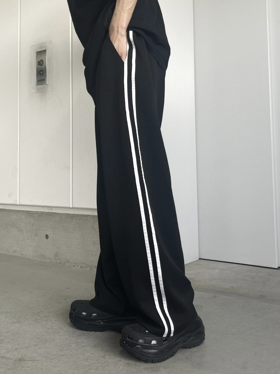 受注制【youll】track wide pants (2color)