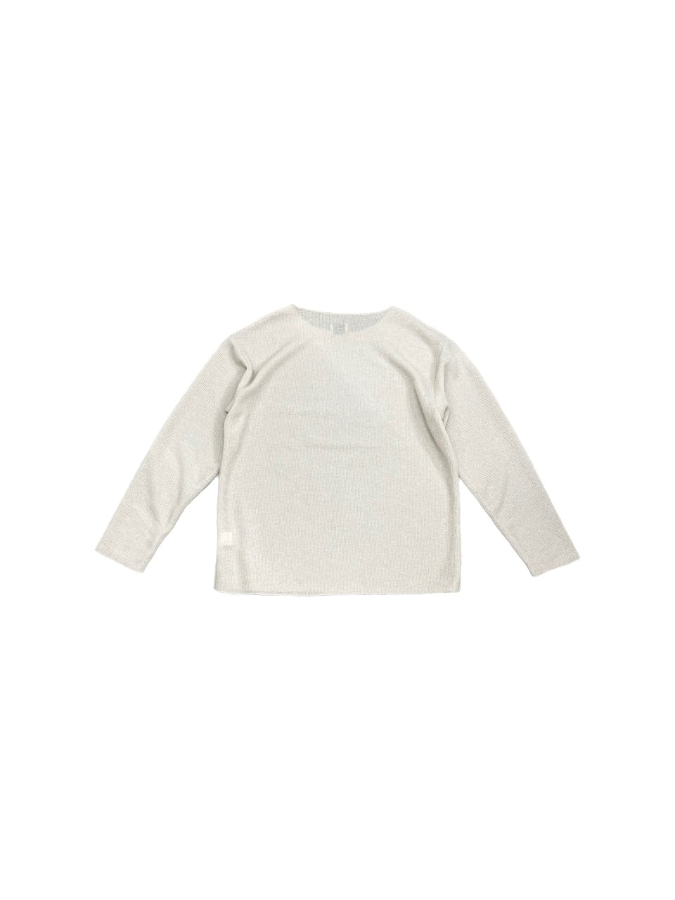 受注制【Chikashitsu +】see-through long sleeve knit (2color) / 【チカシツプラス】シースルー長袖ニット
