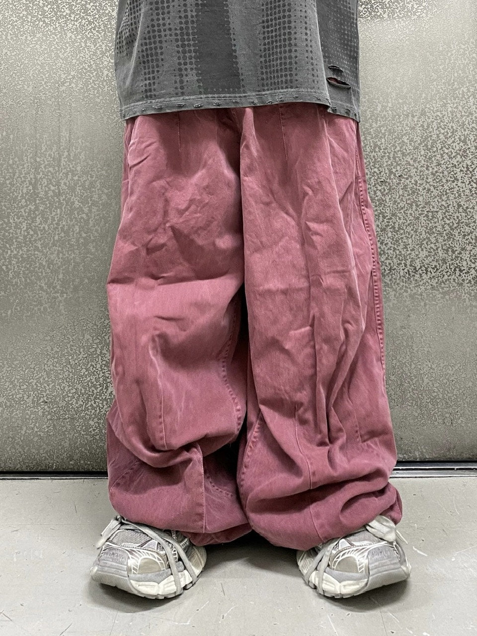 受注制【Never mind the XU】washing darts pants (4color)