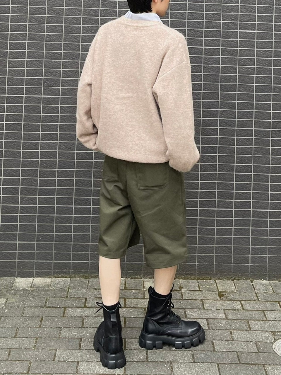 受注制【Chikashitsu +】unisex 6color knit (6color) / 【チカシツプラス】ユニセックス6カラー長袖ニット