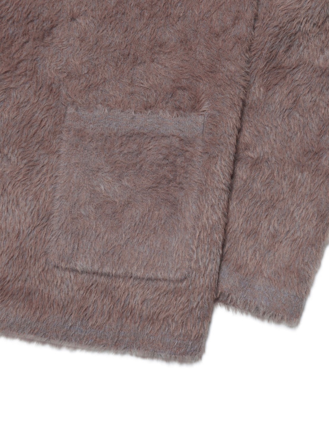 【NOMANUAL】HAIRY SOFT CARDIGAN / 【ノーマニュアル】ヘアリーソフト長袖カーディガン