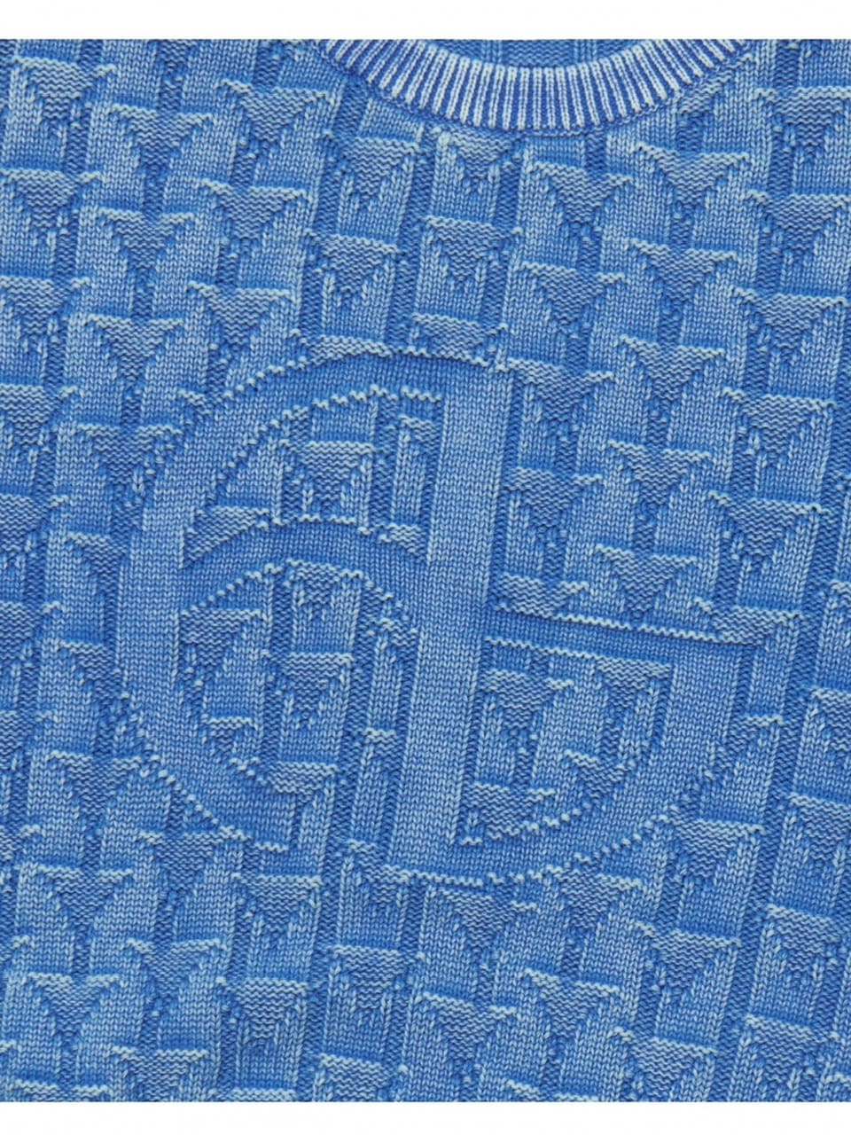 【NOMANUAL】SYMBOL JACQUARD KNIT / 【ノーマニュアル】シンボルジャガード長袖ニット