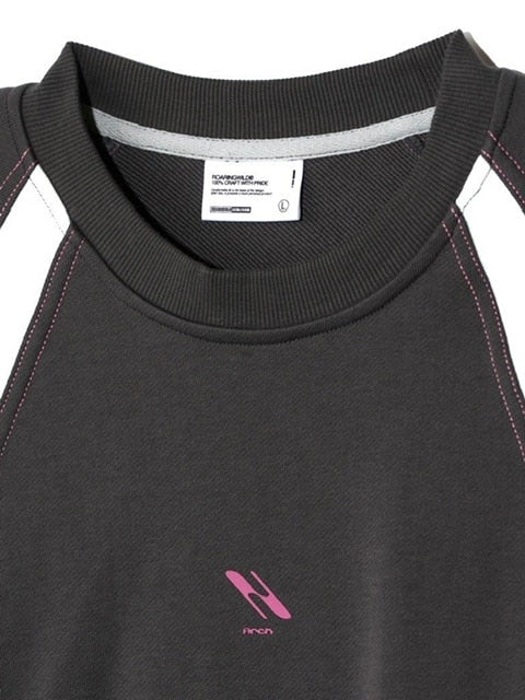 【ARCH by ROARINGWILD】STITCH PATCHWORK SWEATERSHIRT