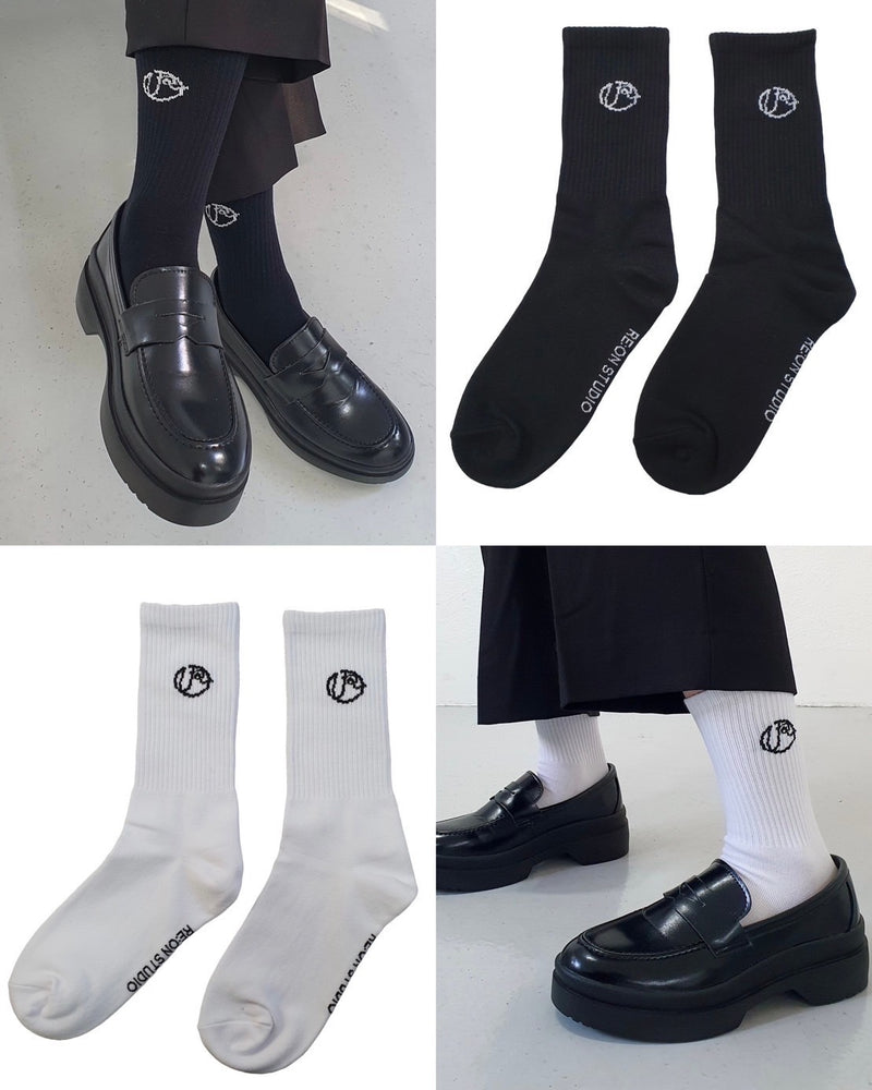 【RE:ON STUDIO】RE:ON LOGO SOCKS