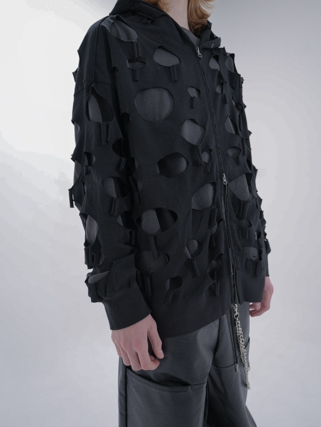 【Bizarre Maiden】damage full zip hoodie