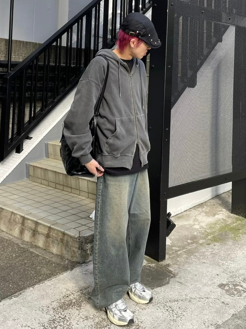 受注制【nmtc +】double zip up hoodie (2color)