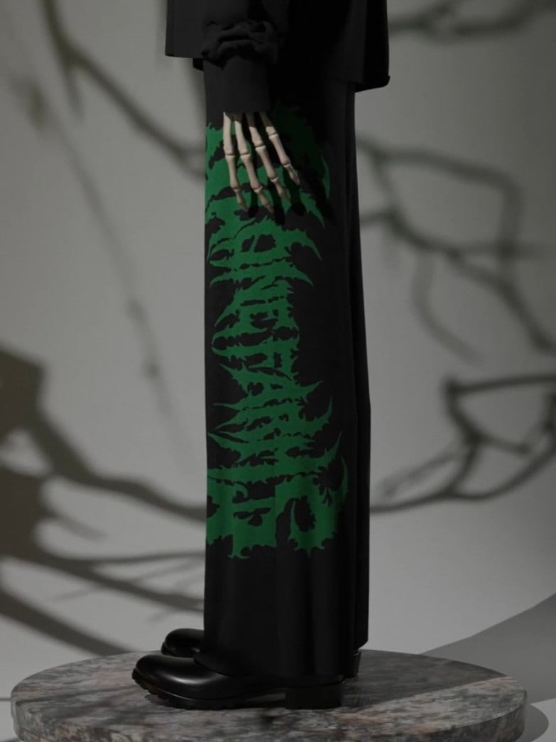 【VLONE】Heavy Metal Oz. Sweatpants (oversized) / 【ヴィーローン】オーバーサイズプリントスウェットパンツ